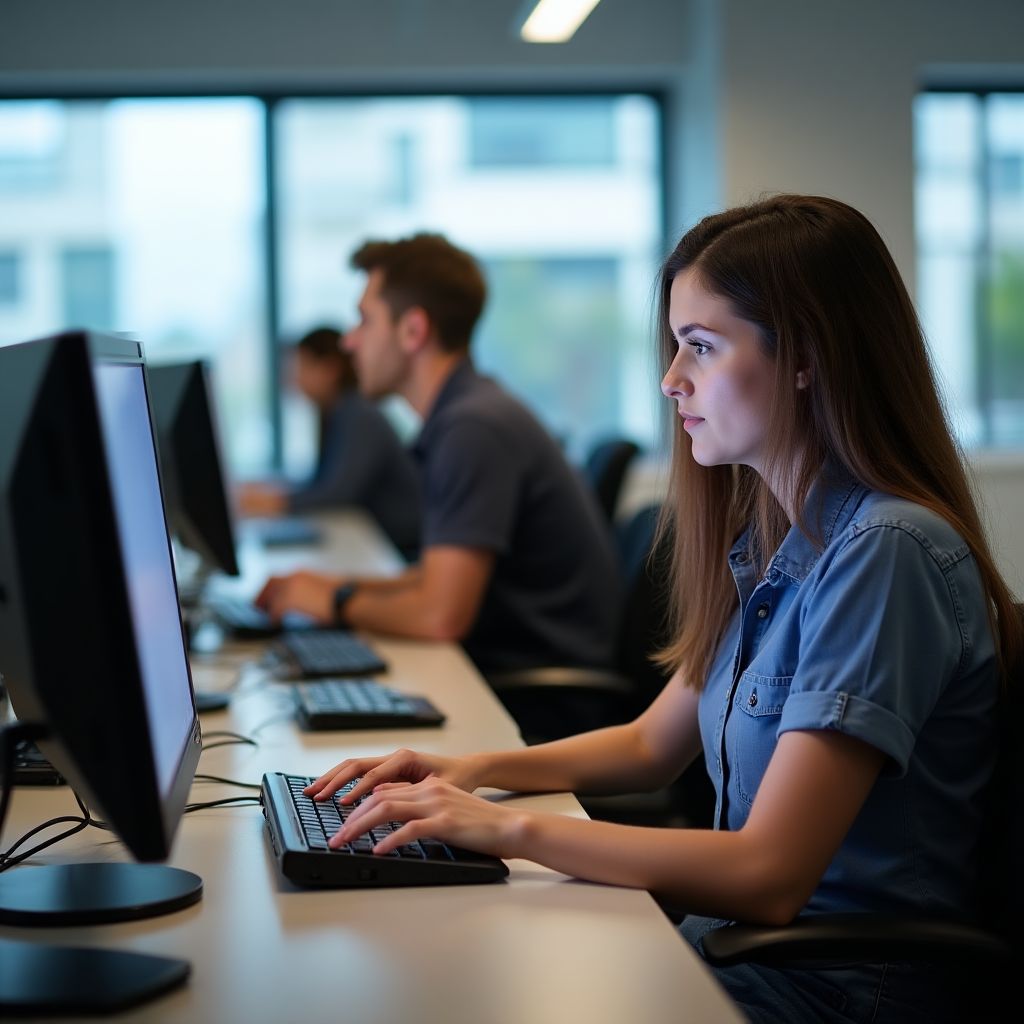 Laborator de informatică cu software contabilitate pentru studenți